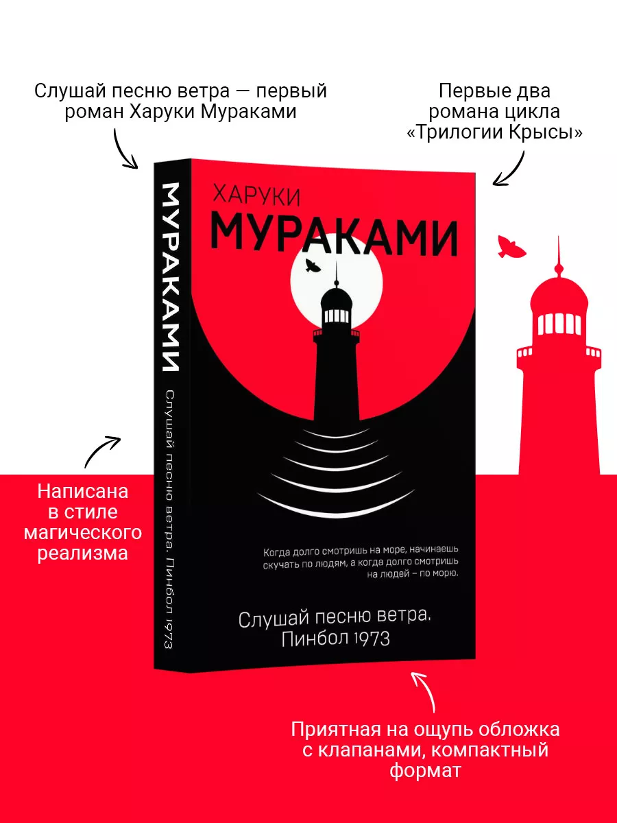 Слушай песню ветра. Пинбол 1973 Эксмо 7327847 купить за 496 ₽ в  интернет-магазине Wildberries