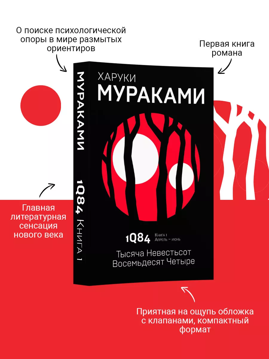 1Q84. Тысяча Невестьсот Восемьдесят Четыре. Кн. 1 Эксмо 7327854 купить за  565 ₽ в интернет-магазине Wildberries