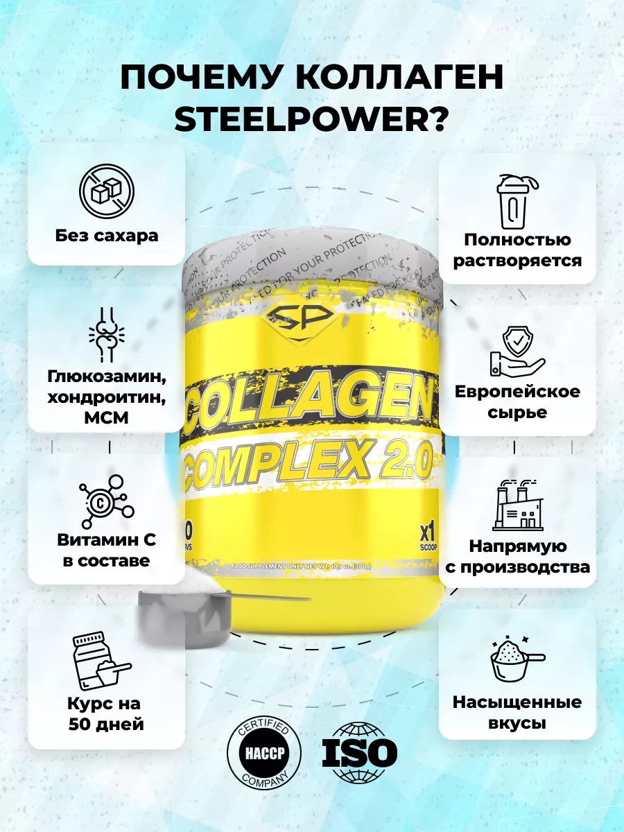 STEELPOWER Коллаген для суставов связок