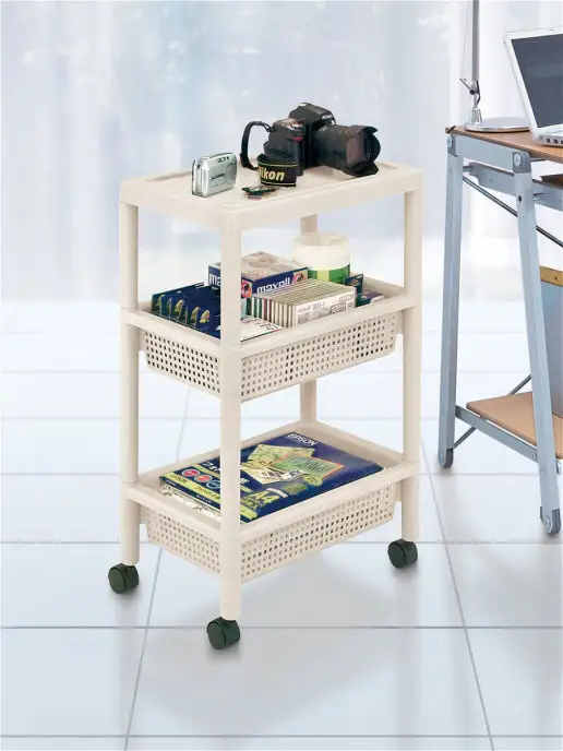 Sanada Этажерка для кухни на колесиках 45х29х67,3см, 45x29x67.3 см, фото 3