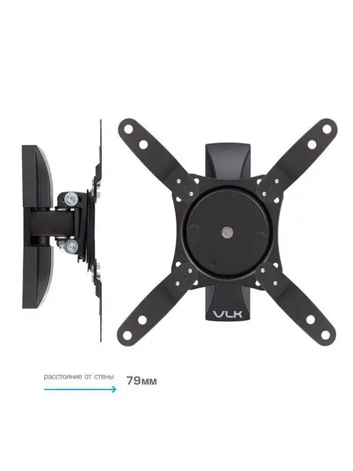 VLK Кронштейн для телевизора 15"-42" настенный TRENTO-103, черный, фото 5