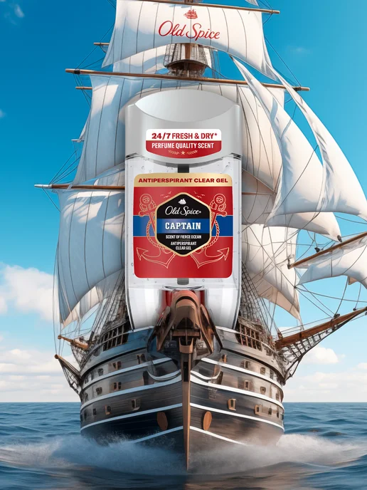Old Spice Мужской гелевый дезодорант Captain 70мл, 70 мл, фото 6