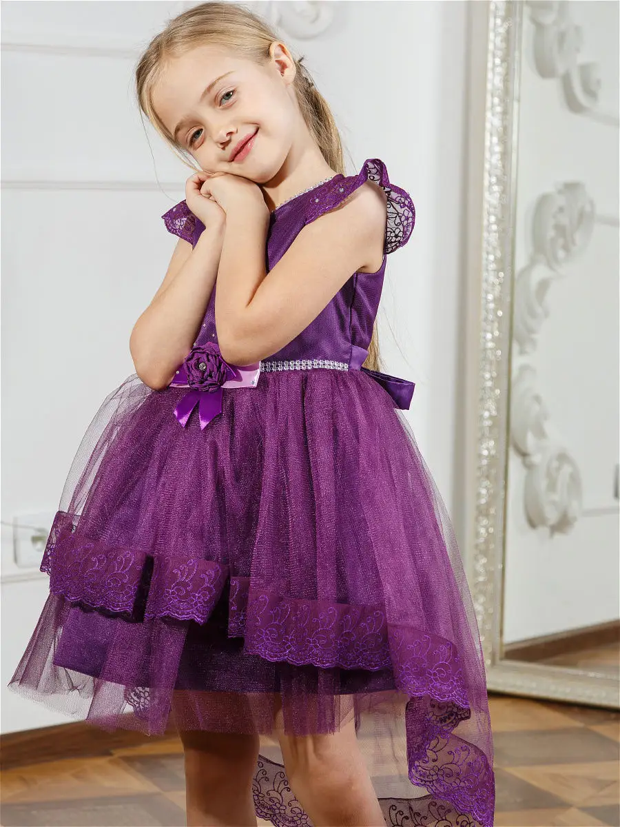 Нарядные вечерние платья для девочек 7 лет, купить красивые праздничные детские платья