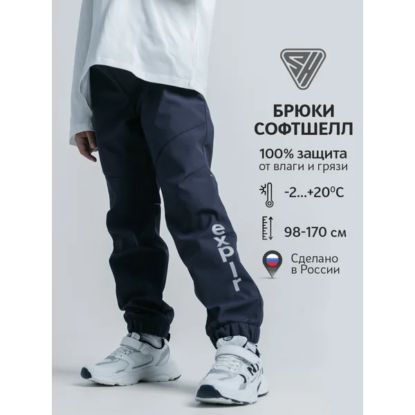 Штаны непромокаемые демисезонные софтшелл