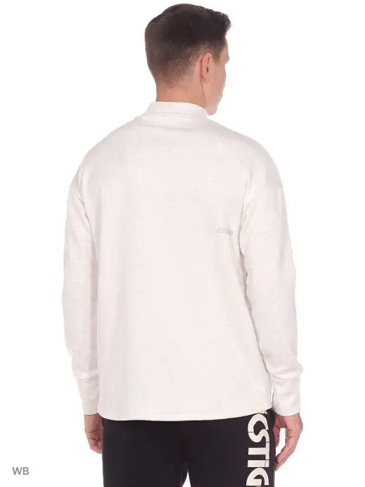 ASICSTIGER Лонгслив Sweat Crew, белый, фото 3