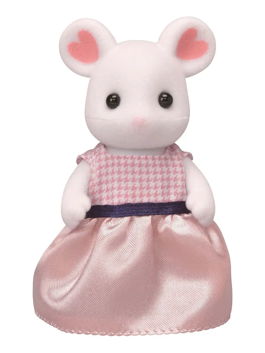 Sylvanian white hot sale mouse family