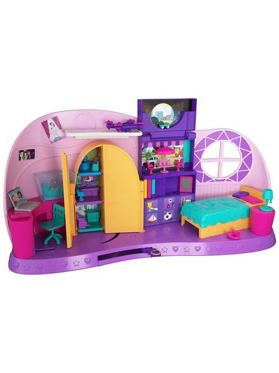 Polly Pocket Комната Полли Polly Pocket 7556725 купить в интернет-магазине  Wildberries