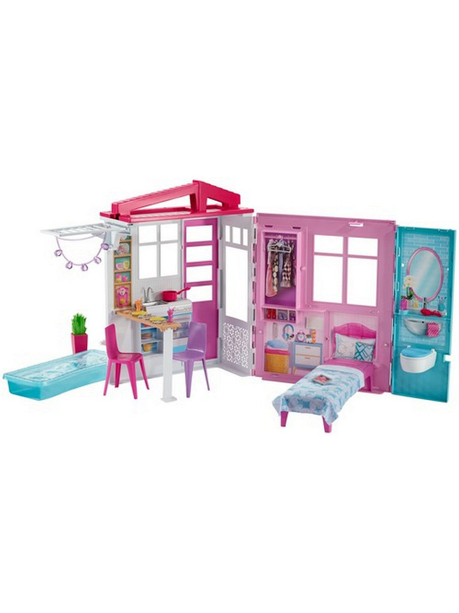 Barbie Раскладной домик Barbie 7556777 купить в интернет-магазине  Wildberries