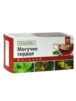 Чай для сердца и сосудов, нормализации холестерина, давления Эндемикс 7561422 купить за 259 ₽ в интернет-магазине Wildberries