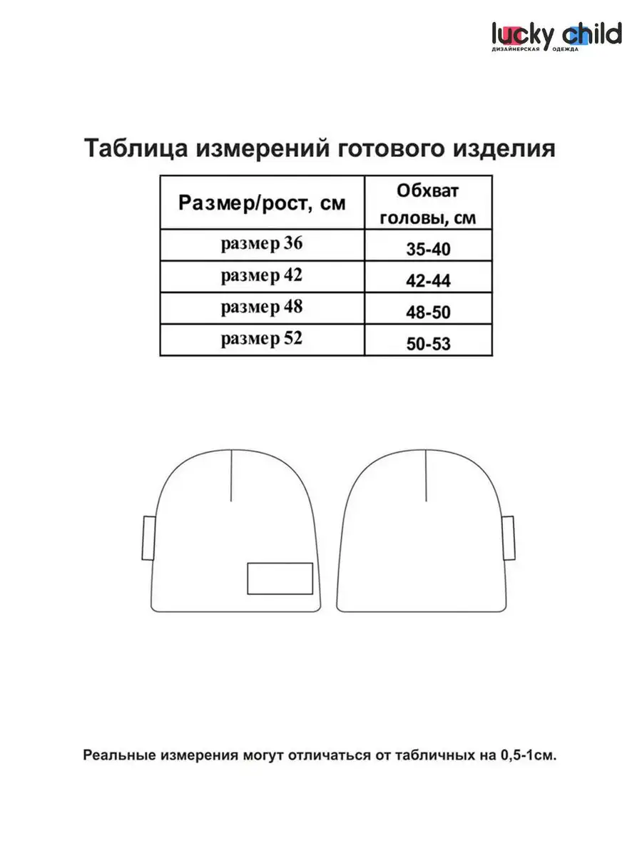 Таблицы размеров | Вязание 