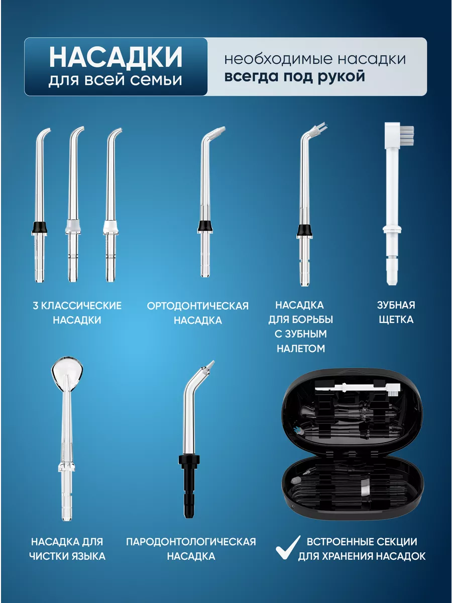 Ирригатор для зубов и полости рта стационарный Pecham 7675166 купить за 3  813 ₽ в интернет-магазине Wildberries