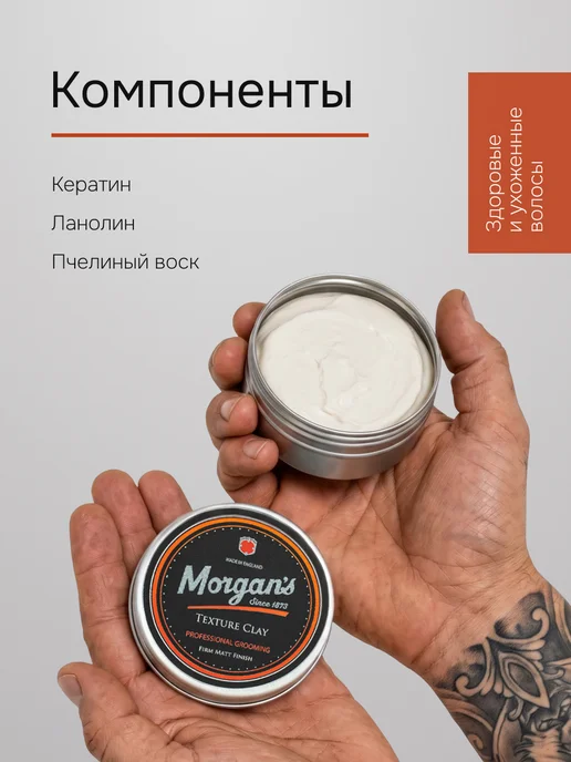 Morgan's Текстурирующая глина для волос 75 мл, 75 мл, фото 4