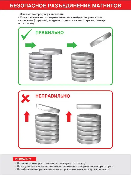 REXANT Неодимовый магнит диск 40х10мм сцепление 41кг, 41 кг, фото 8