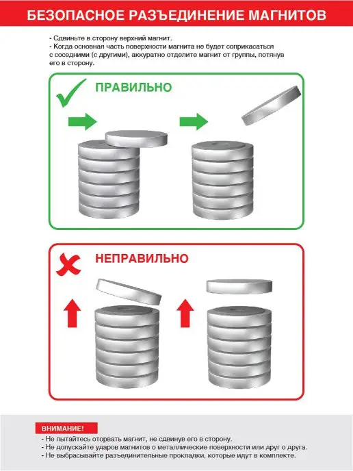 REXANT Неодимовый редкоземельный магнит, диск, сила сцепления 58 кг, 58 кг, фото 8