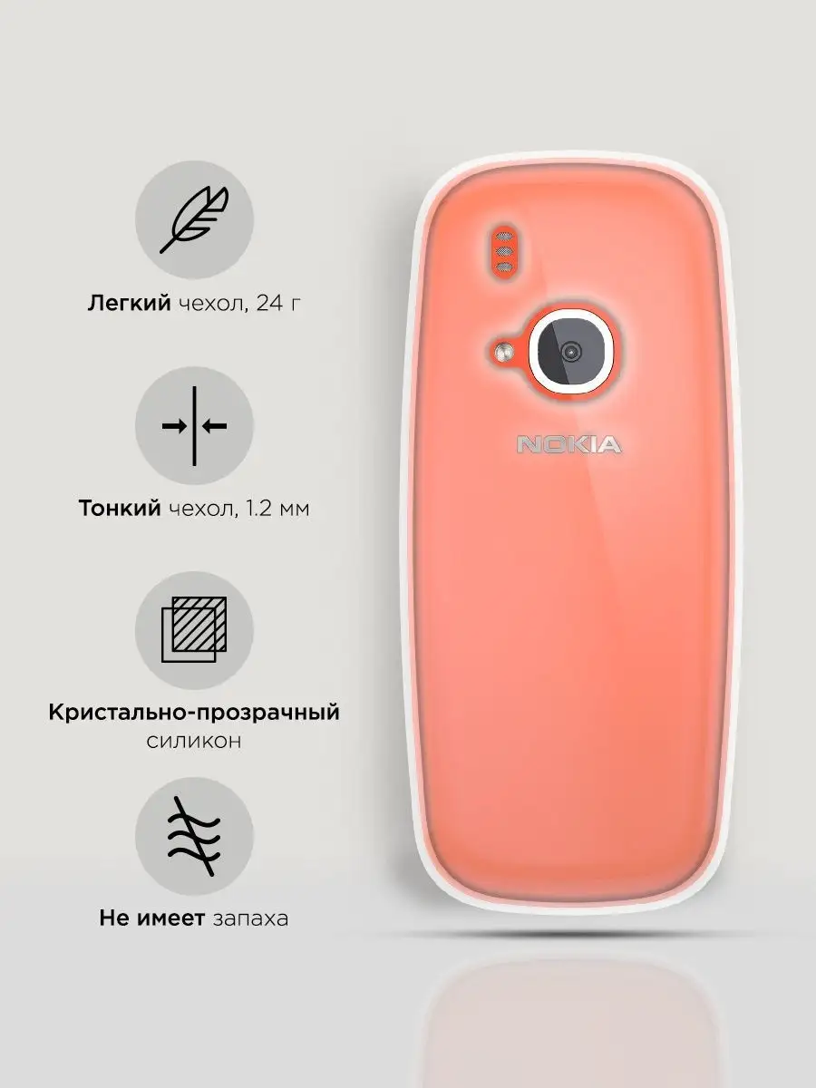 Чехол на Nokia 3310 / Нокиа 3310 Nokia 7838368 купить в интернет-магазине  Wildberries