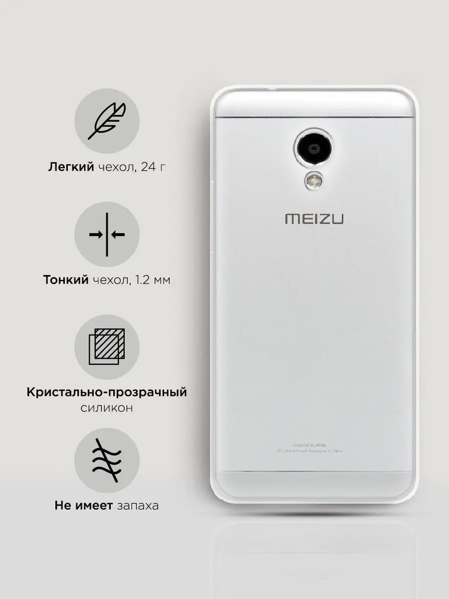 Чехол на Meizu M5S / Мейзу М5с Meizu 7838629 купить в интернет-магазине  Wildberries