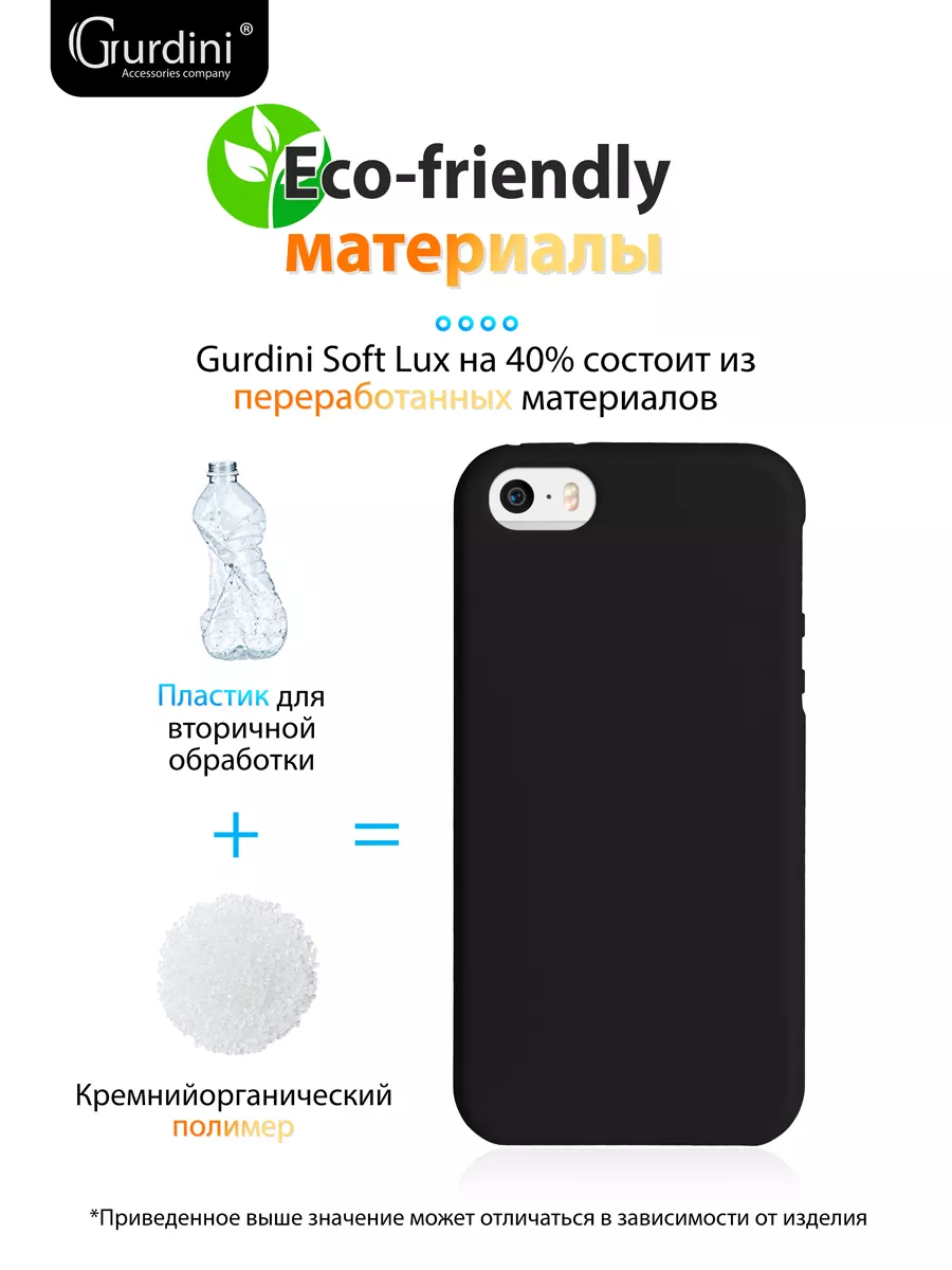 Soft Lux для Apple iPhone 5/5S/SE Gurdini 7846205 купить за 204 ₽ в  интернет-магазине Wildberries