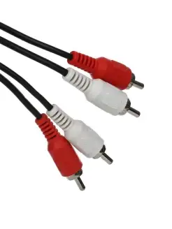 2 RCA 2 RCA av кабель 3м тюльпан провод медь Vcom 7856423 купить за 259 ₽ в интернет-магазине Wildberries