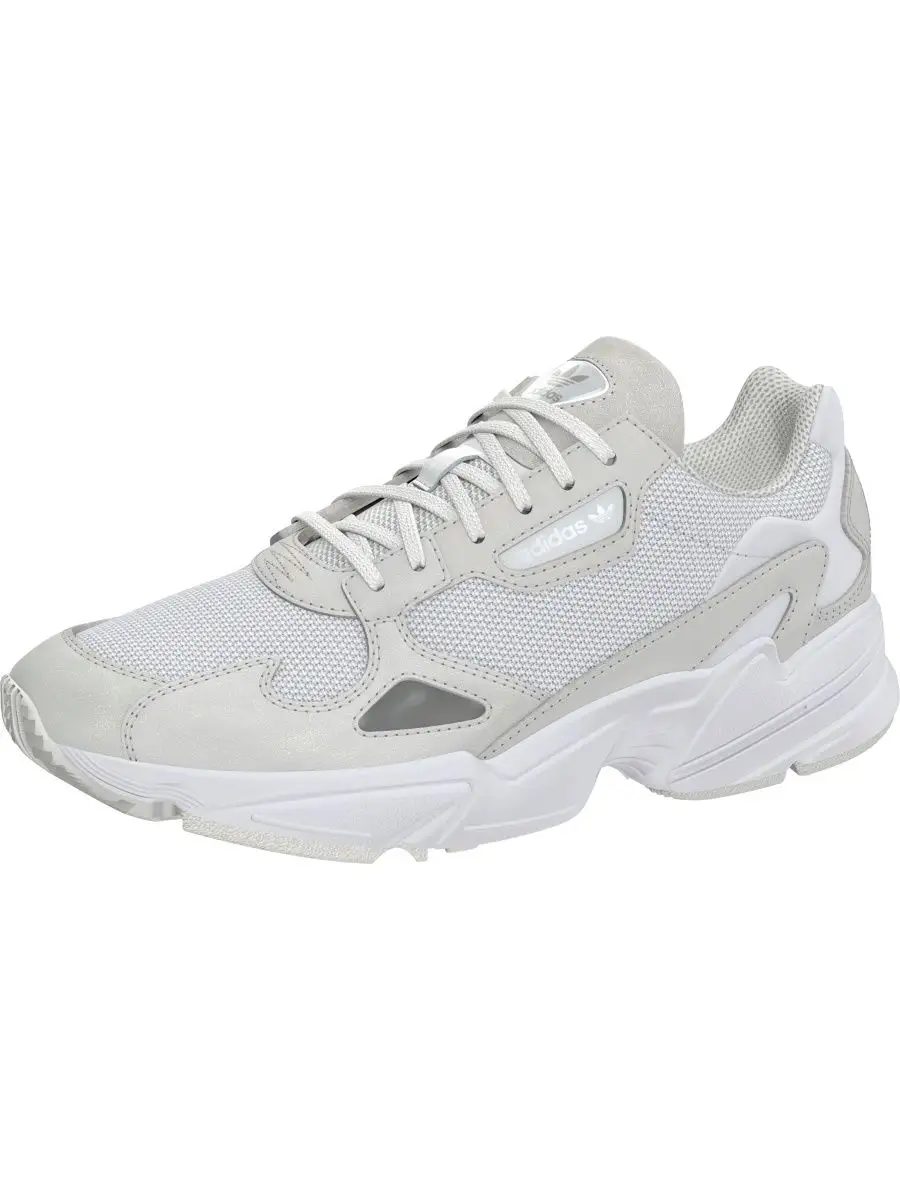 Adidas falcon outlet blanc or