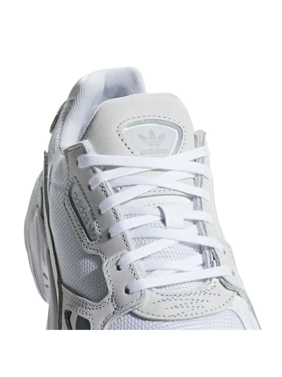 Adidas falcon clearance womens all white