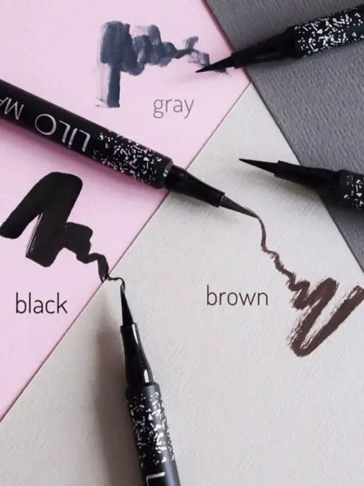 lilo Подводка для глаз Matte Liner черная матовая, черный, фото 6