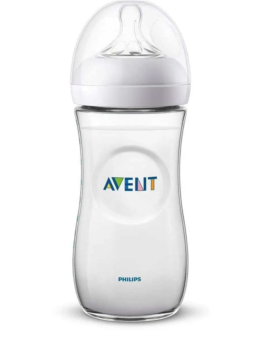 Бутылочка Natural SCF036/17, 330мл, 6мес.+, с клапаном Philips AVENT  7894242 купить в интернет-магазине Wildberries