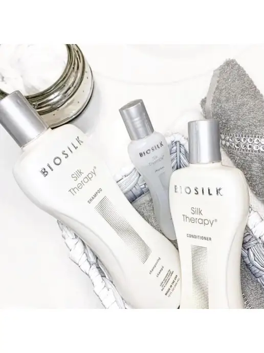 Biosilk Кондиционер для волос шелковая терапия, 355 мл, 355 мл, фото 4
