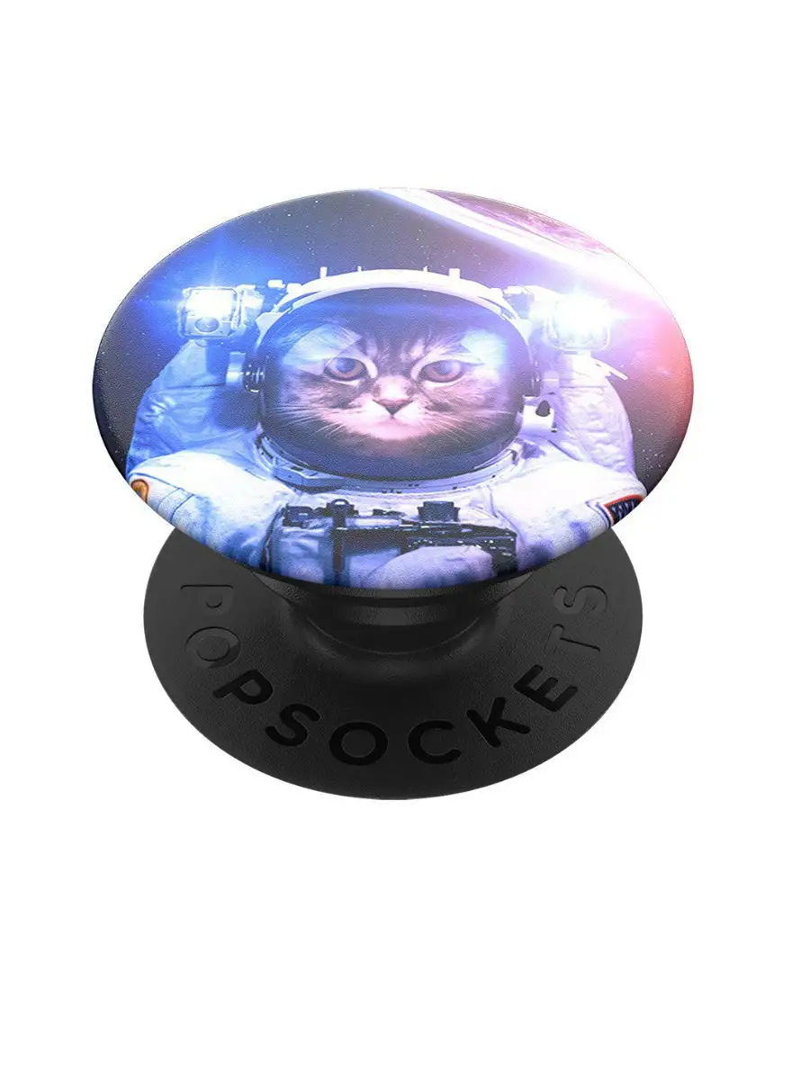 Держатель для телефона попсокет Catstronaut (США) PopSockets 8102463 купить  в интернет-магазине Wildberries