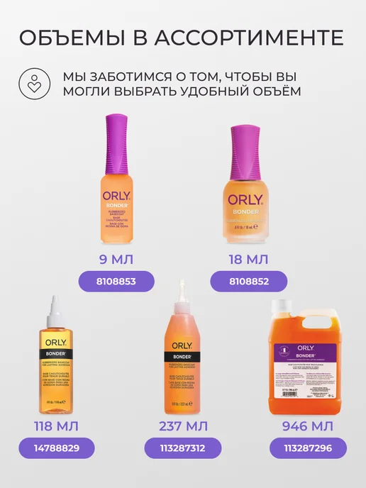 ORLY Основа под лак для ногтей каучуковая укрепляющая Бондер 18мл, 18 мл, фото 7