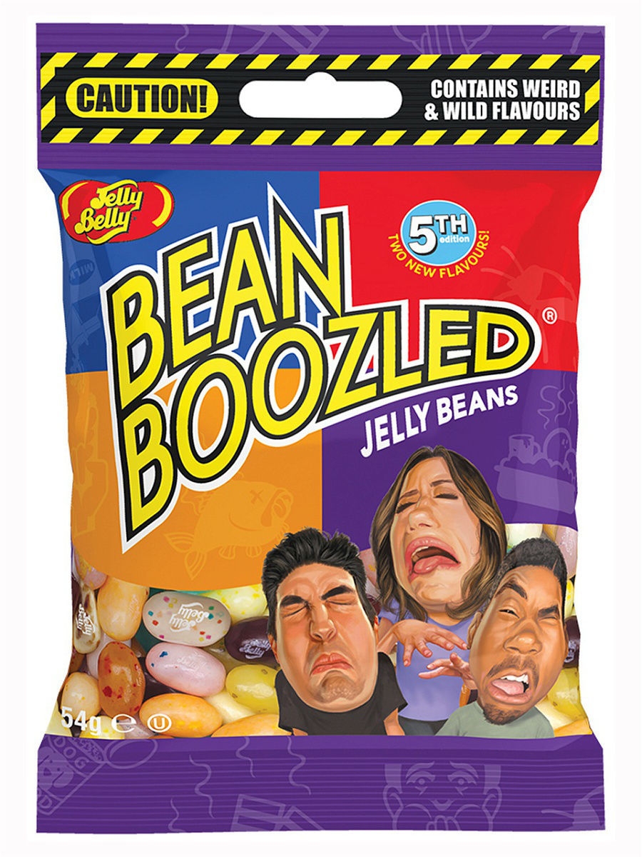 Драже жевательное Bean Boozled 5-я версия 54 г пакет Jelly Belly 8113196  купить в интернет-магазине Wildberries