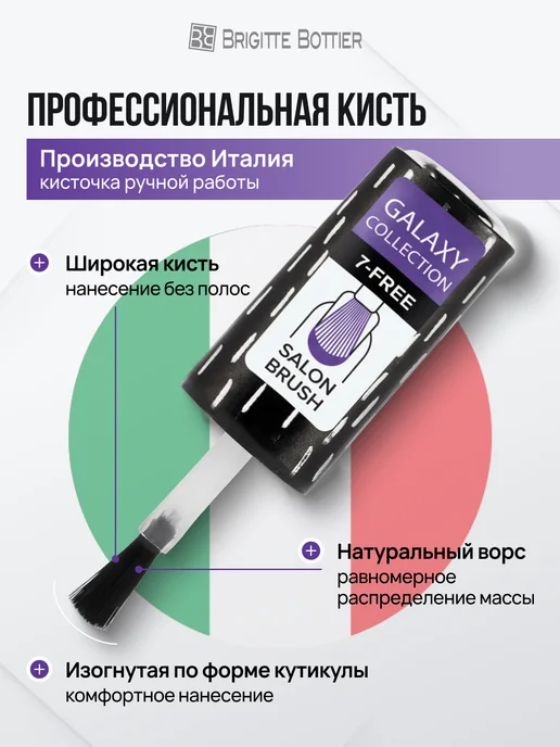Brigitte Bottier Быстрая сушка для лака, топ для ногтей без лампы, 12мл, 12 мл, фото 4