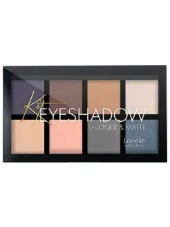 Тени для век SHIMMER & MATTE тон 04, 8 цветов LavelleCollection 8126556 купить за 225 ₽ в интернет-магазине Wildberries