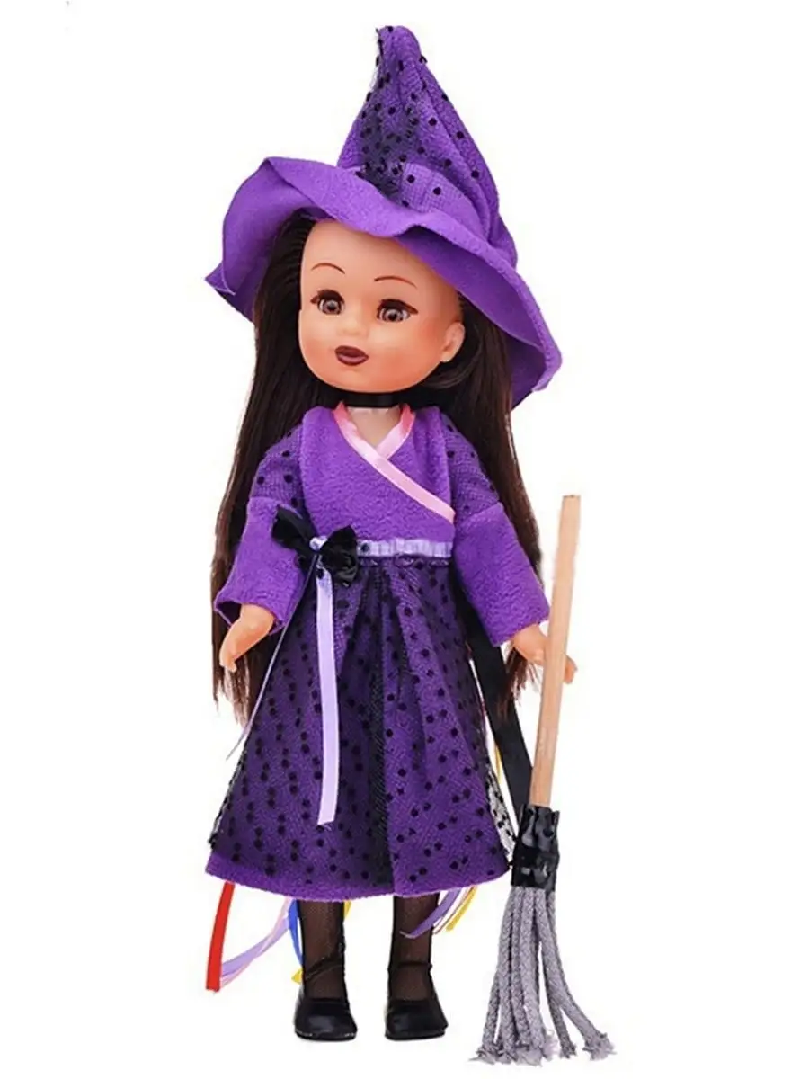 Купить Текстильная, интерьерная кукла Ведьмочка | азинский.рф