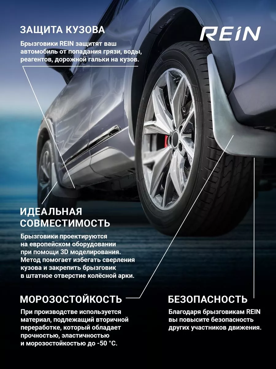 Брызговики передние TOYOTA Camry, 2011-2014 Rein 8171283 купить за 935 ₽ в  интернет-магазине Wildberries