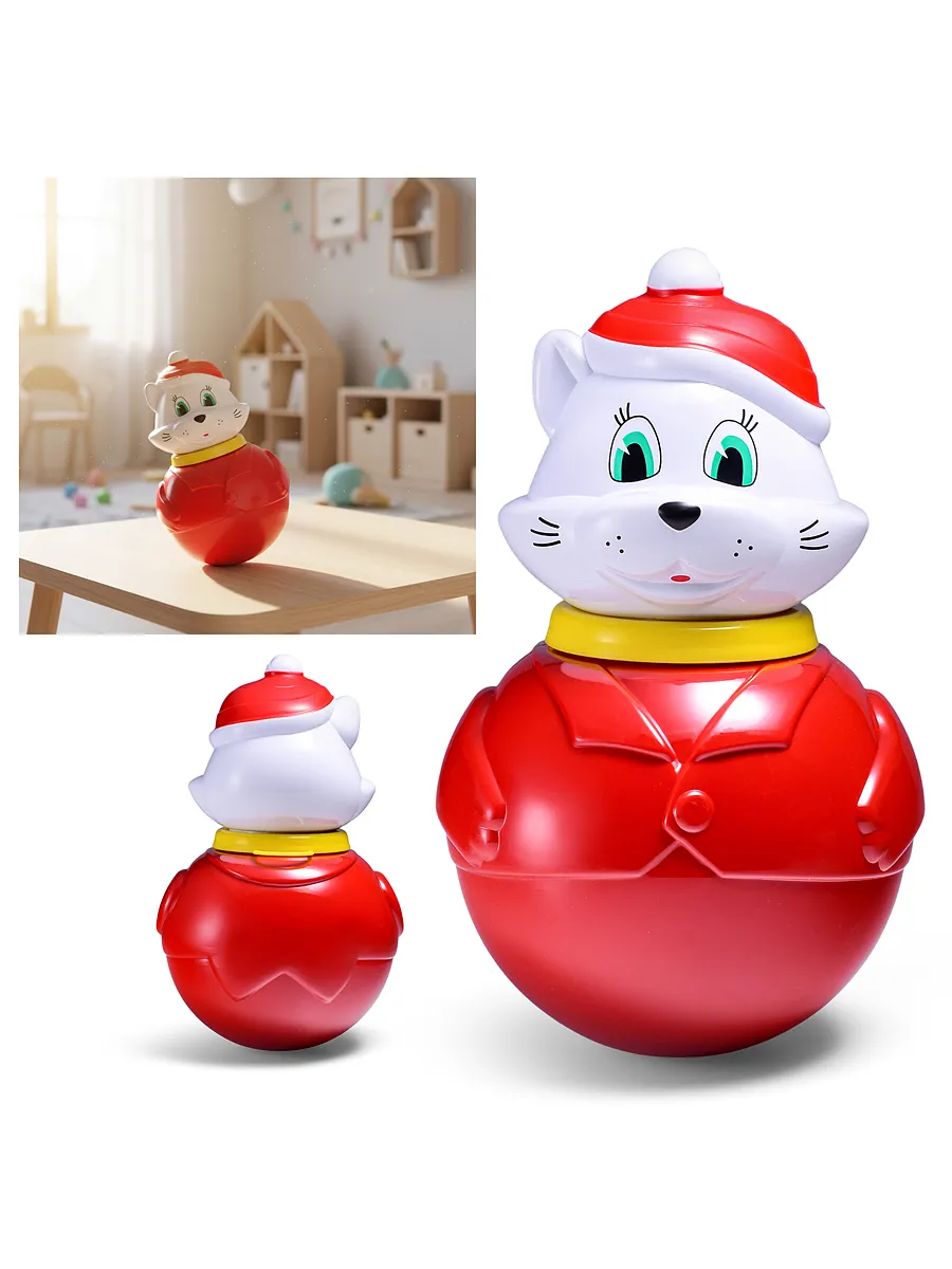 Неваляшка большая Кот Мурлыка