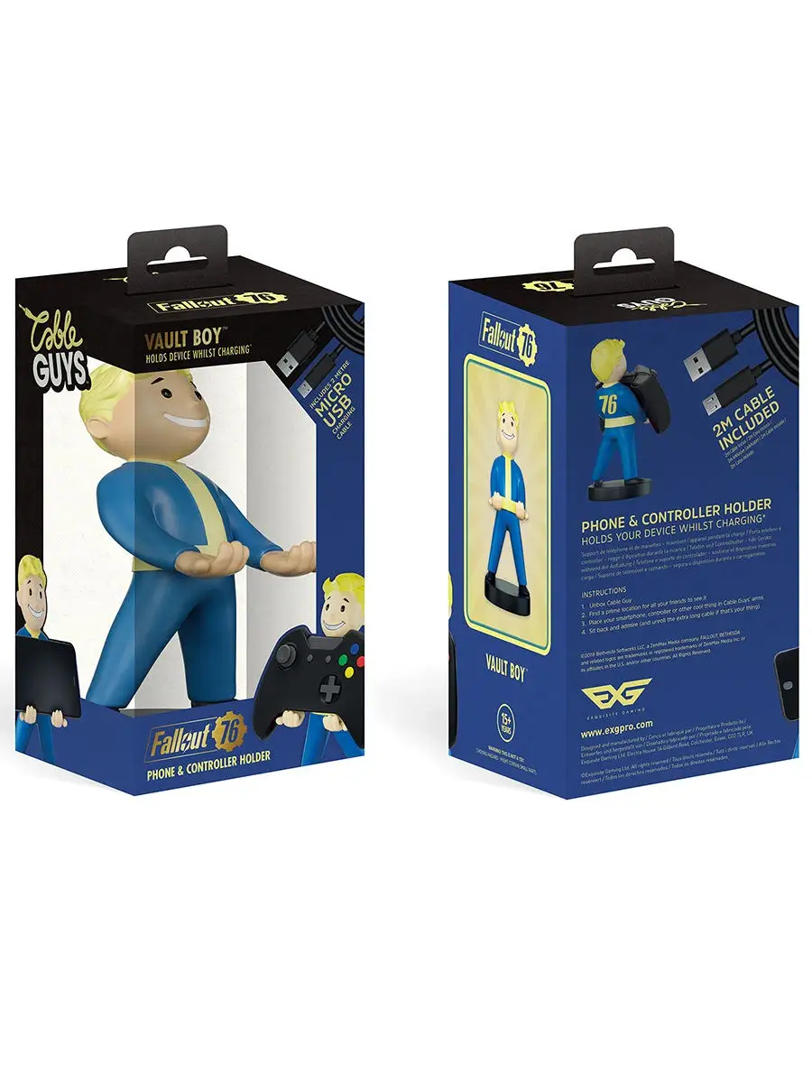 Подставка Cable guy: Fallout: Vault Boy 76 CGCRFO300106 CABLE GUY 8201444  купить в интернет-магазине Wildberries