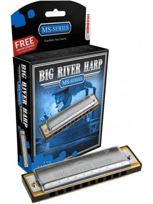 HOHNER Губная гармоника диатоническая Richter Modular C M590016X, серый