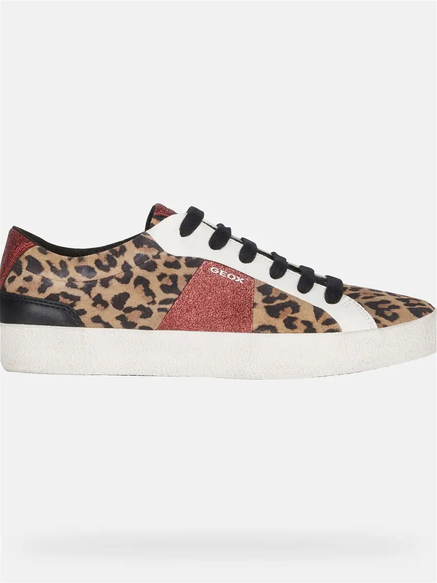 Geox leopard online sneakers