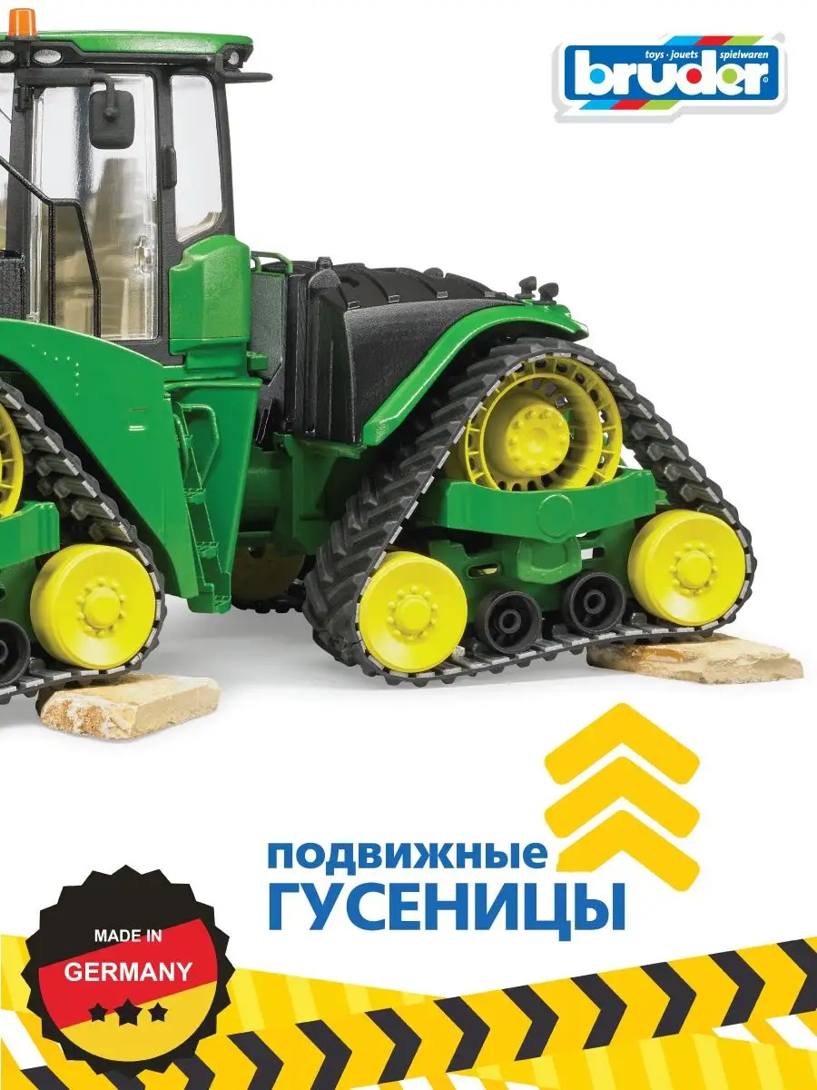 Трактор John Deere 9620RX гусеничный Bruder 8230276 купить за 12 966 ₽ в  интернет-магазине Wildberries