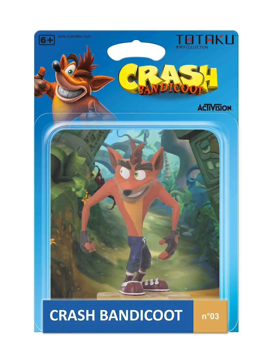 Фигурка Crash Bandicoot: Crash TOTAKU 8240733 купить в интернет-магазине  Wildberries