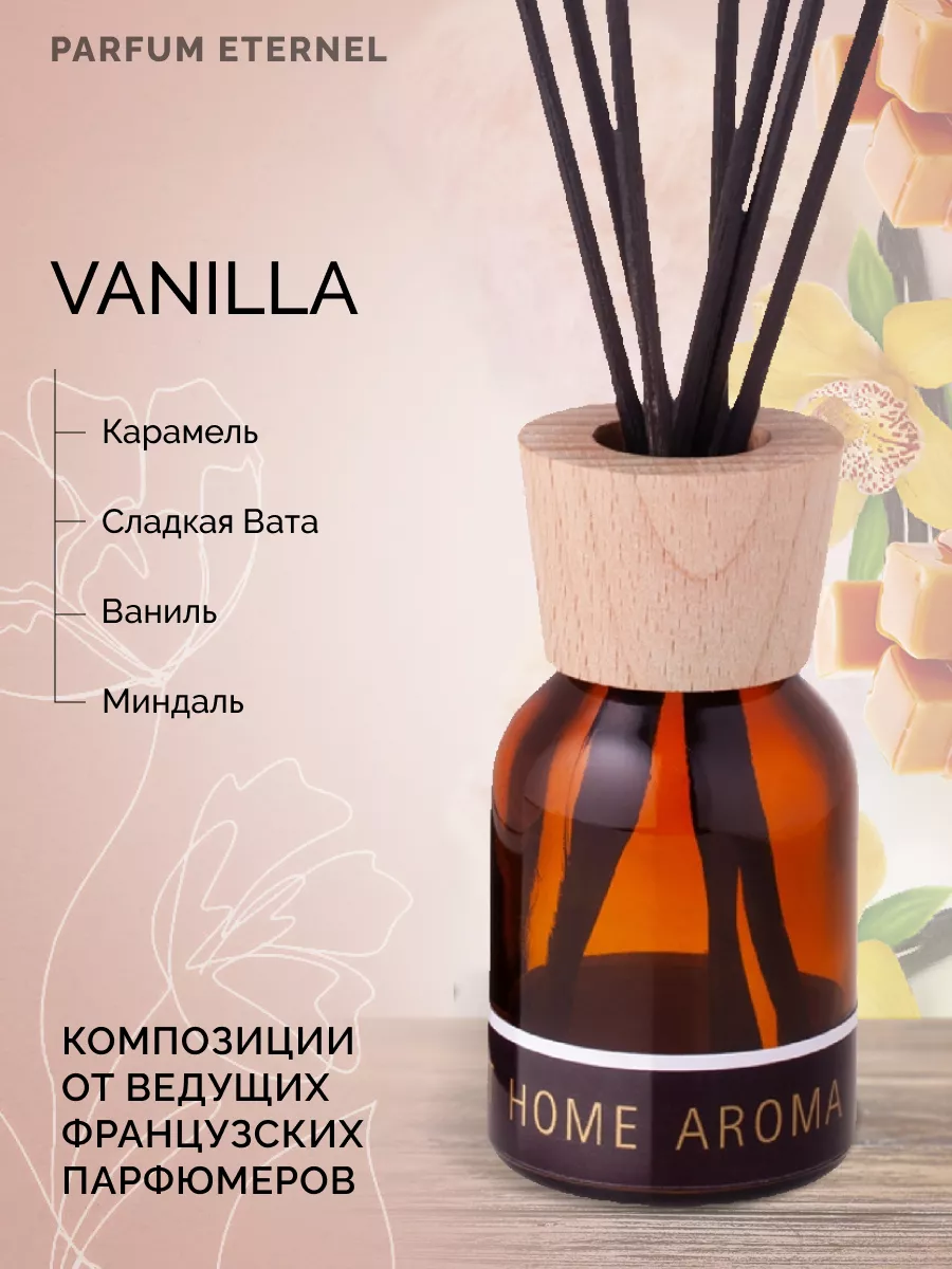 Ароматизатор для дома Vanilla 110 мл Parfum Eternel 8271676 купить за 491 ₽  в интернет-магазине Wildberries