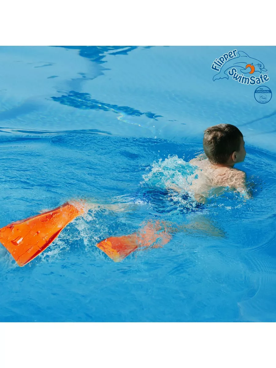 Ласты для бассейна детские резиновые Flipper SwimSafe 8296389 купить за 2  595 ₽ в интернет-магазине Wildberries