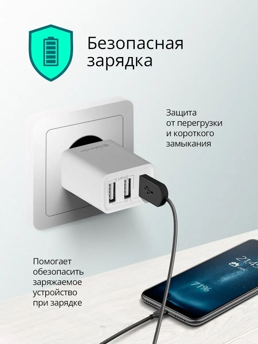 GoPower USB блок питания/ зарядное устройство 1 USB