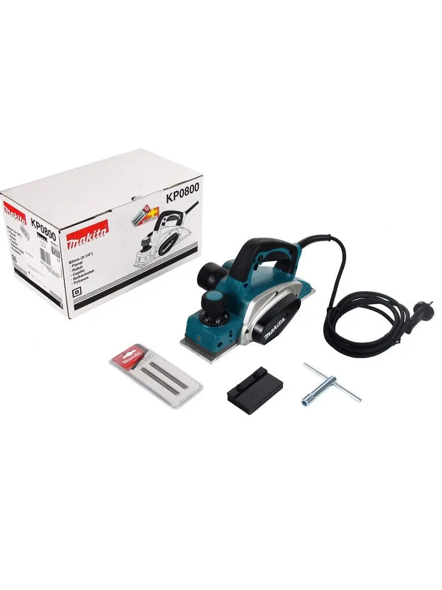 Рубанок электрический KP0800X1 Makita 8329068 купить в интернет-магазине  Wildberries