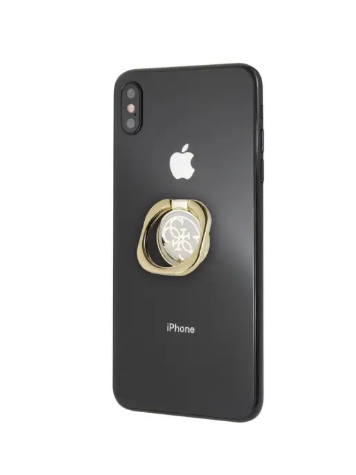 GUESS Кольцо держатель для телефона подставка попсокет, белый