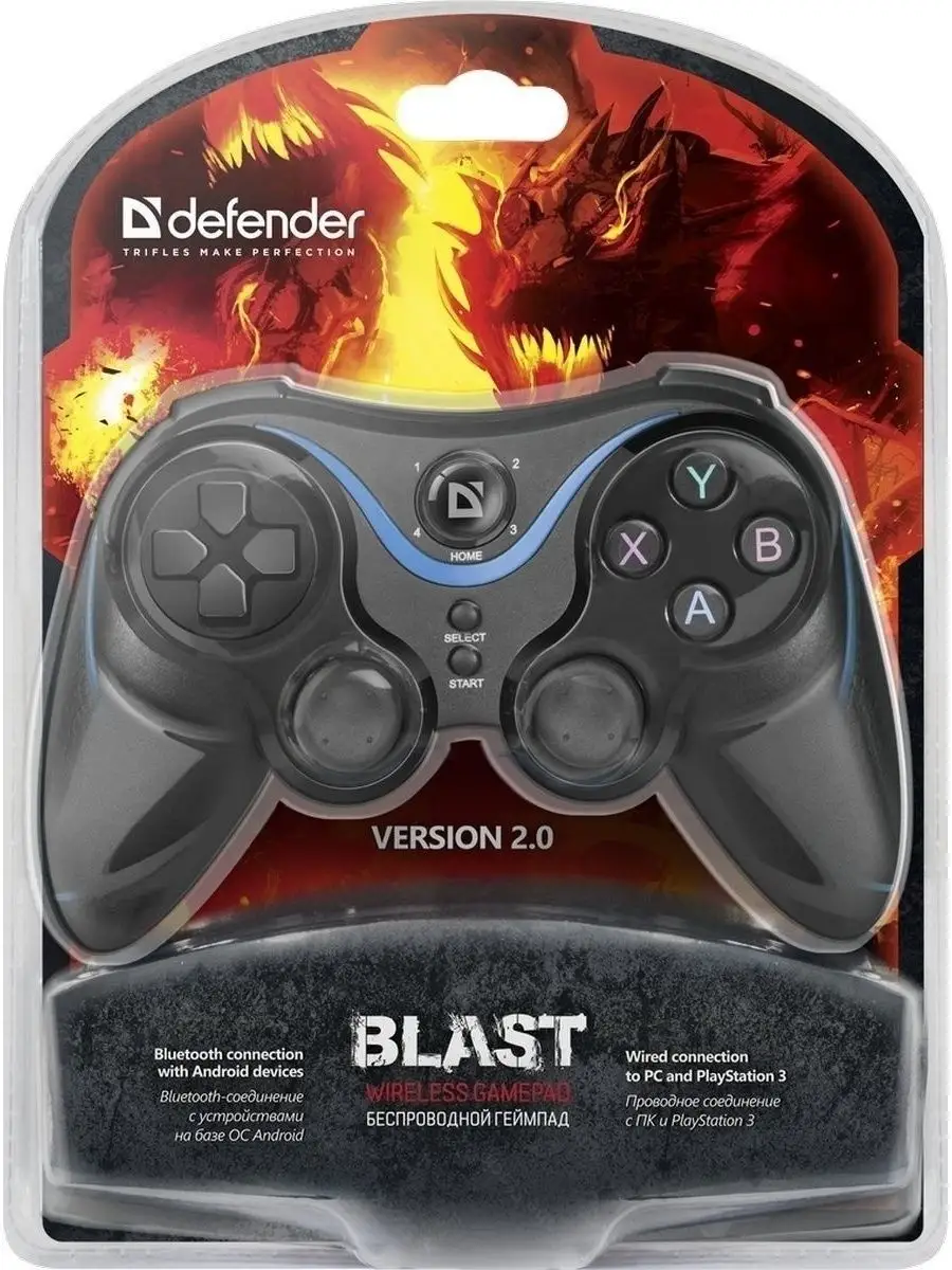 Геймпад джойстик для телефона беспроводной Blast Defender 8392554 купить за  942 ? в интернет-магазине Wildberries