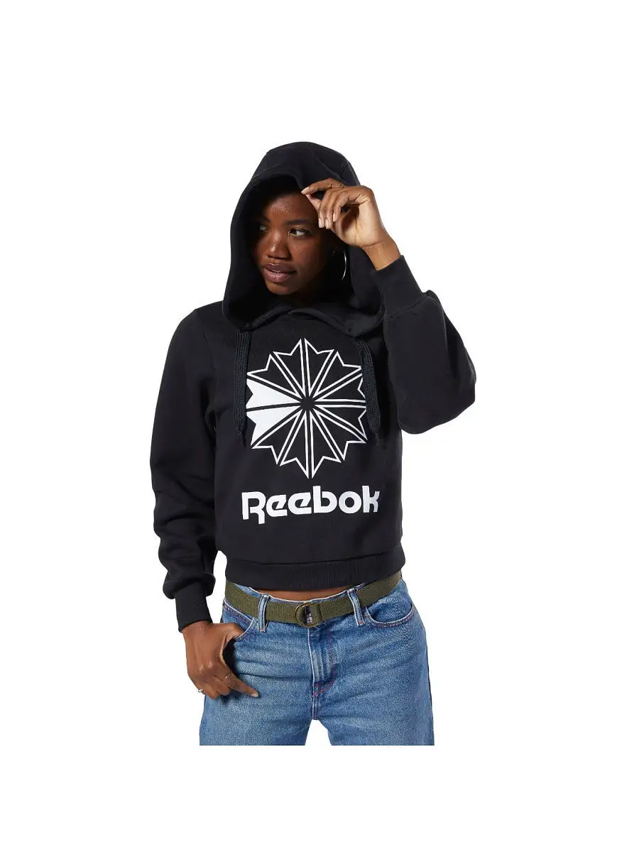 Hoodies and sweatshirts Reebok CL F Big Logo FT HO Black