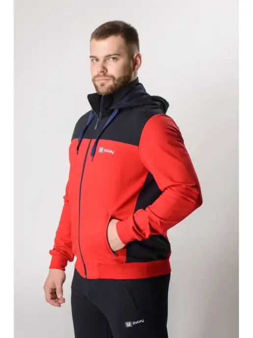 Relay Спортивный костюм мужской без утепления, синий, фото 3