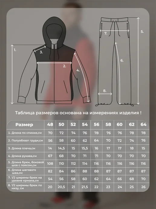 Relay Спортивный костюм мужской без утепления, синий, фото 6