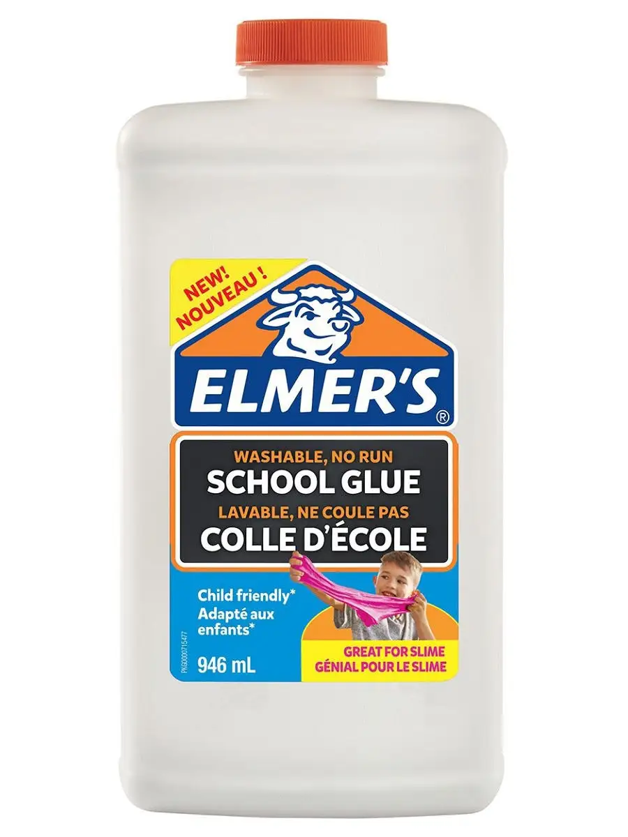 Клей для слаймов School Glue 946 мл Elmers 8461126 купить в  интернет-магазине Wildberries